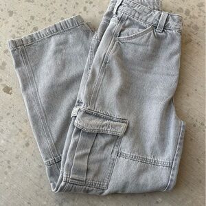 H&M Light Gray Cargo Pants for Men